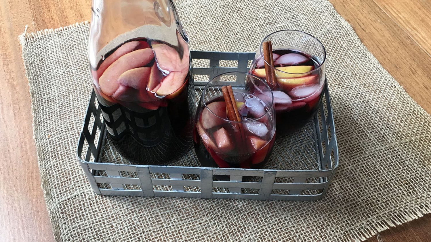 Bourbon Apple Sangria